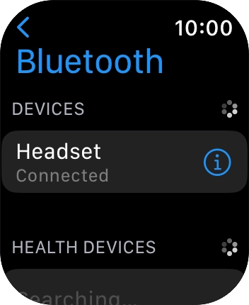 Press the Digital Crown to return to the home screen.