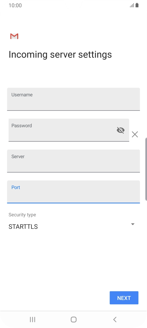 Press the drop down list below 