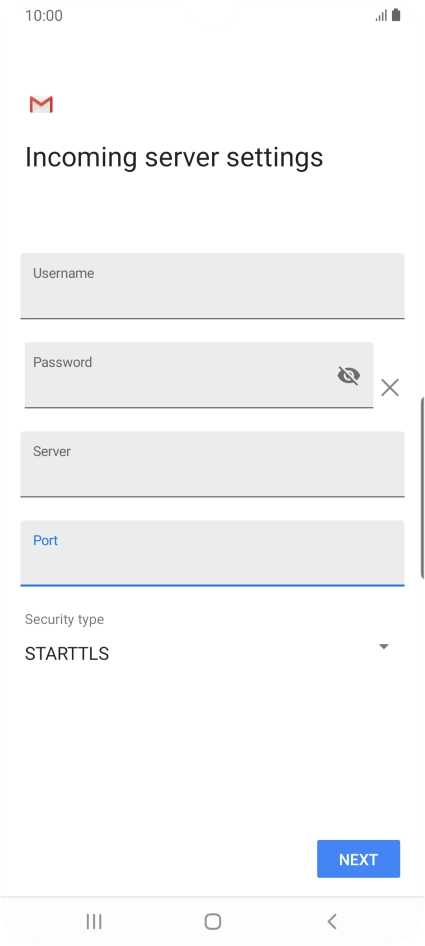 Press the drop down list below 