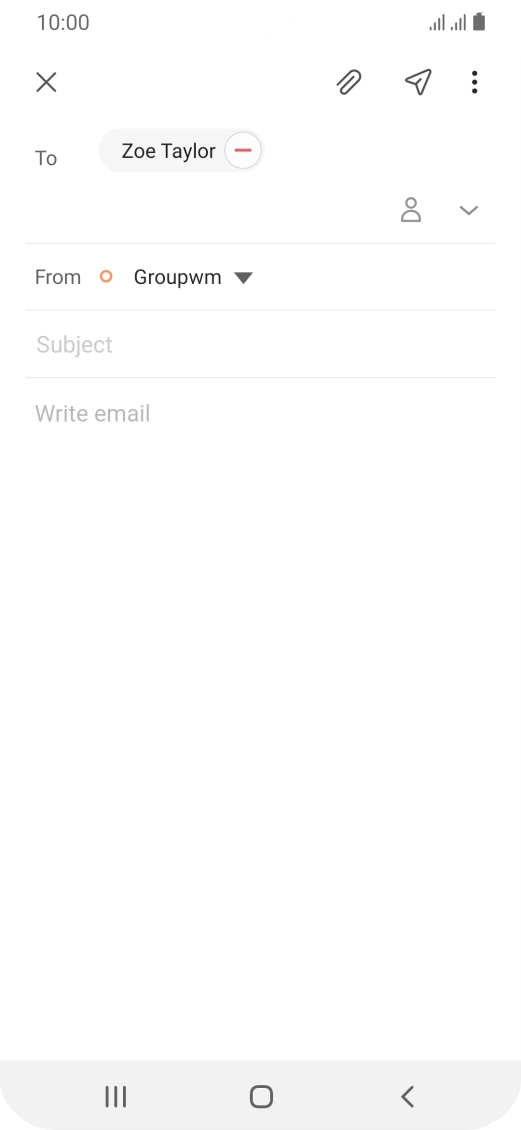 Press Subject and key in the required subject.