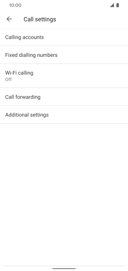 Press Wi-Fi calling.