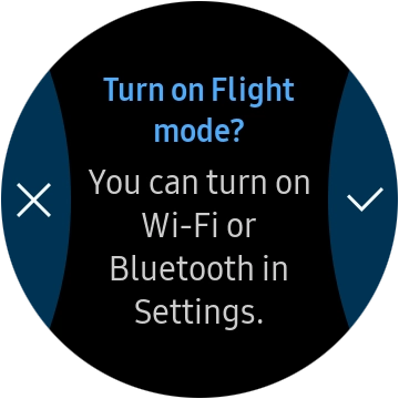 If you turn on the function, press the confirm icon..