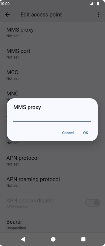 Key in 149.254.201.135 and press OK.