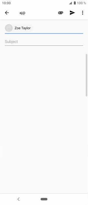 Press Subject and key in the required subject.