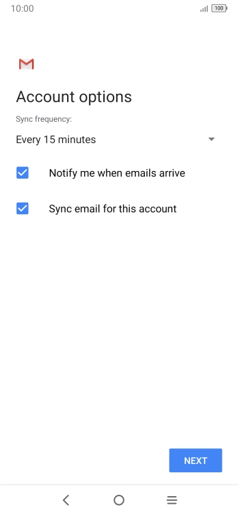 Press the drop down list below 