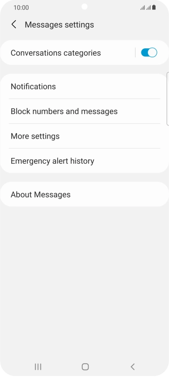 Press More settings.