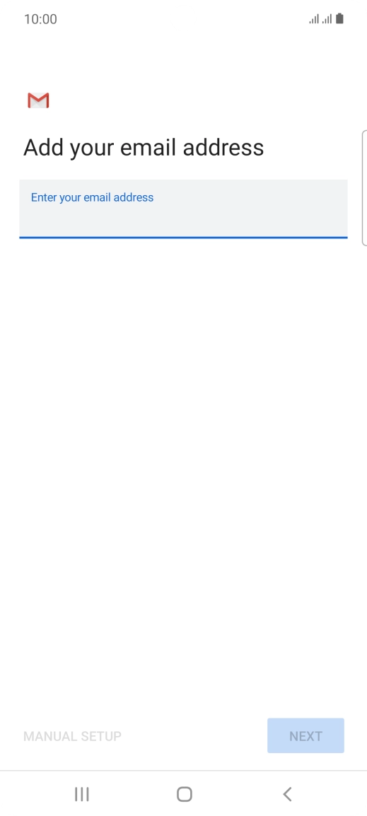 Press the field below 