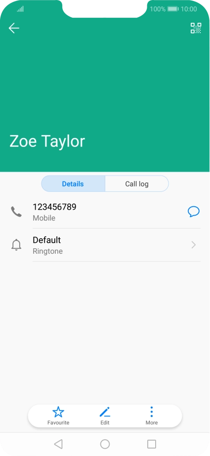 Press the Home key to return to the home screen.