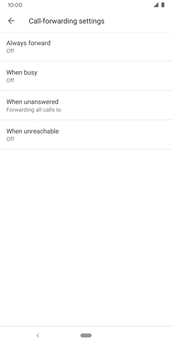 Press the Home key to return to the home screen.