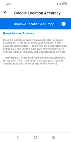 If you press the indicator next to 