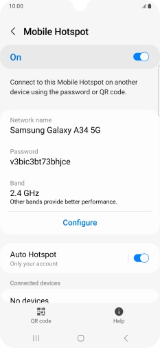 Press the Home key to return to the home screen.
