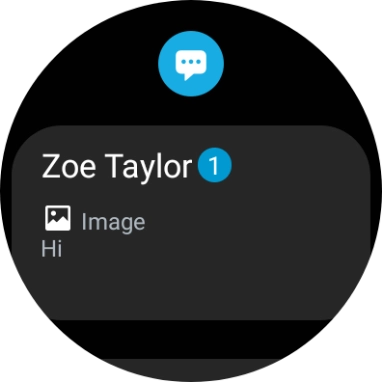 Press the required picture message.