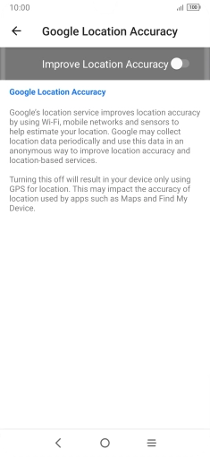 If you press the indicator next to 