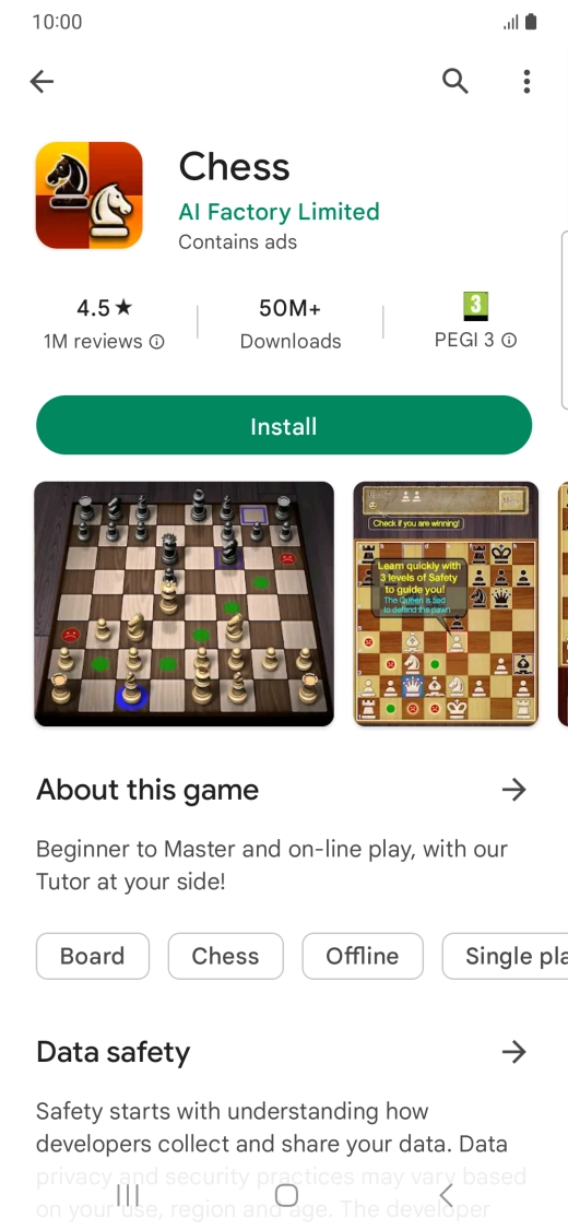 Press the Home key to return to the home screen.