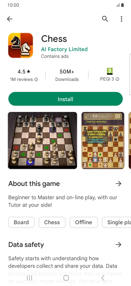 Press the Home key to return to the home screen.