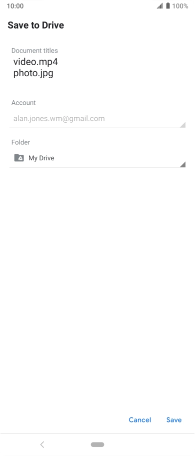 Press the field below 