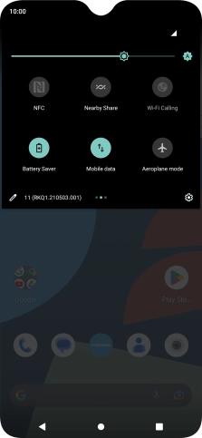 Press the Home key to return to the home screen.
