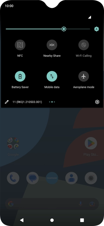 Press the Home key to return to the home screen.