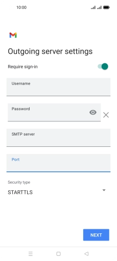 Press the drop down list below 