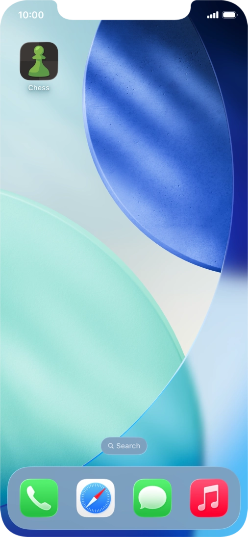 Press and hold the required app.