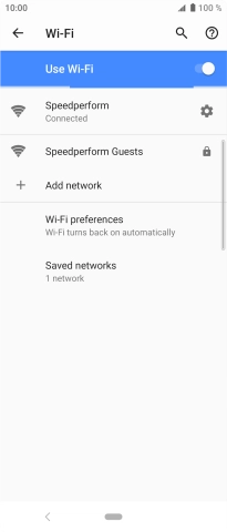 Press the Home key to return to the home screen.