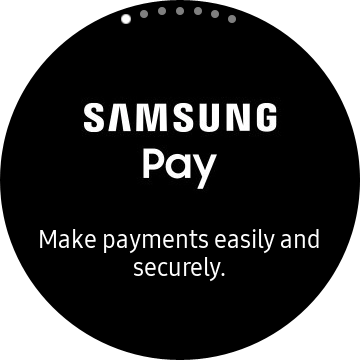 Press and hold the Return key to activate Samsung Pay.