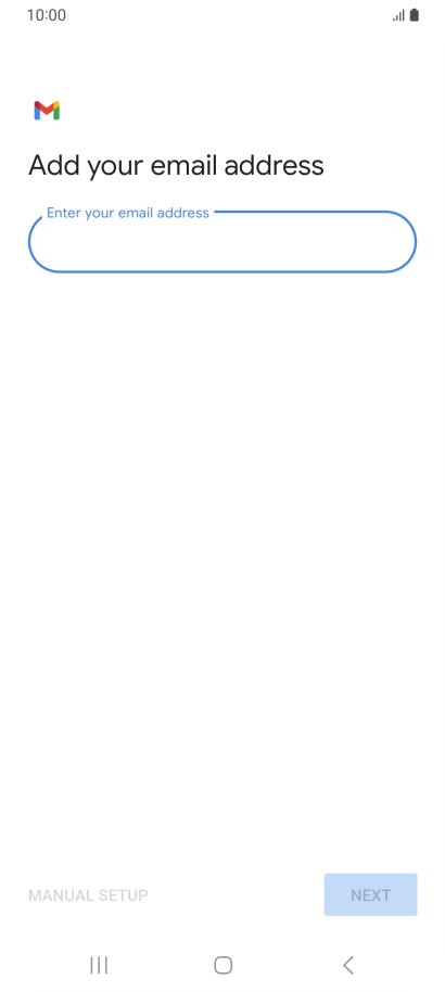 Press the field below 