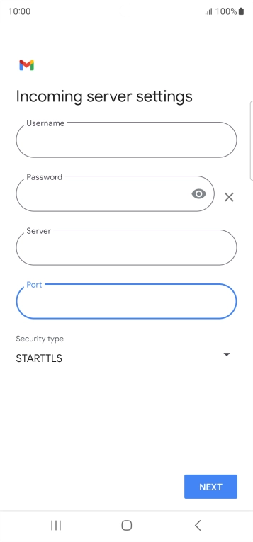 Press the drop down list below 