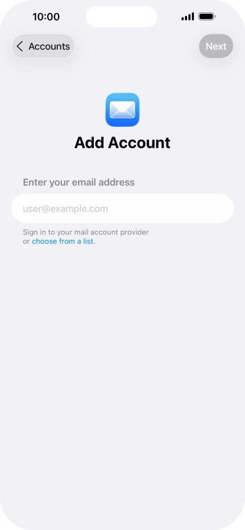 Press the field below 