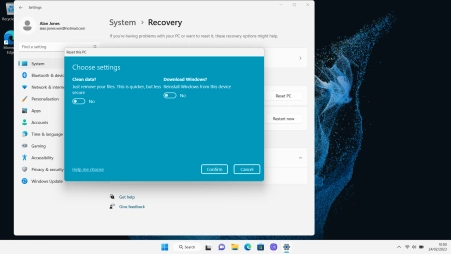 Click the indicators to select the required settings.