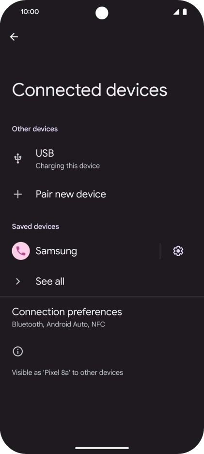 Slide your finger upwards starting from the bottom of the screen to return to the home screen.