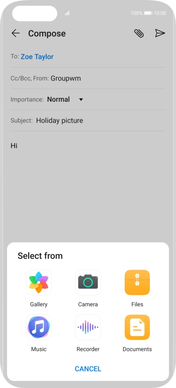 Press Files and go to the required folder.