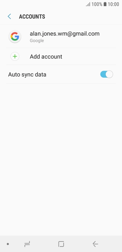 Press the Home key to return to the home screen.
