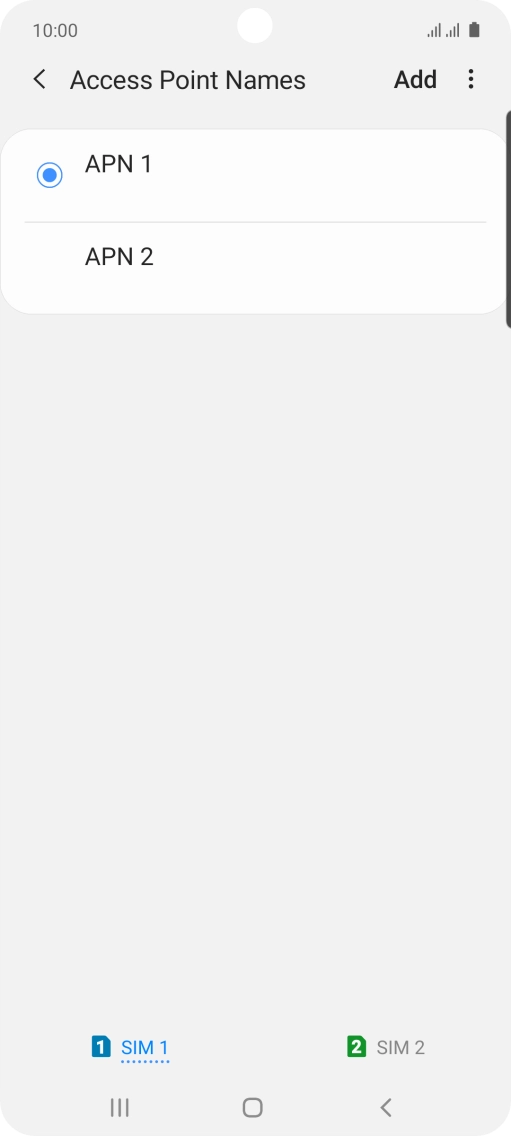 Press the Home key to return to the home screen.