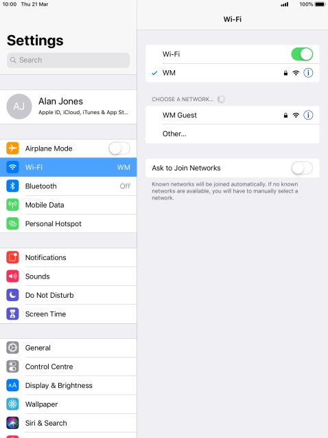 Press the Home key to return to the home screen.