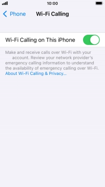 Press the Home key to return to the home screen.