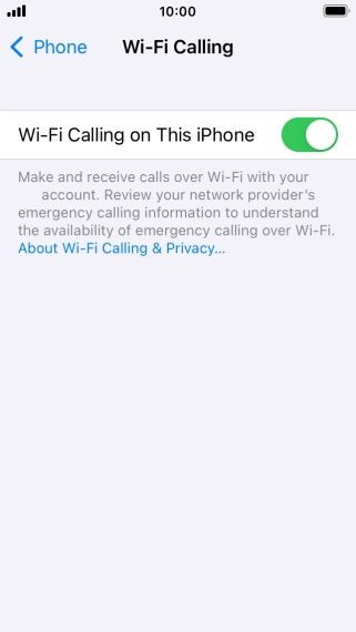 Press the Home key to return to the home screen.