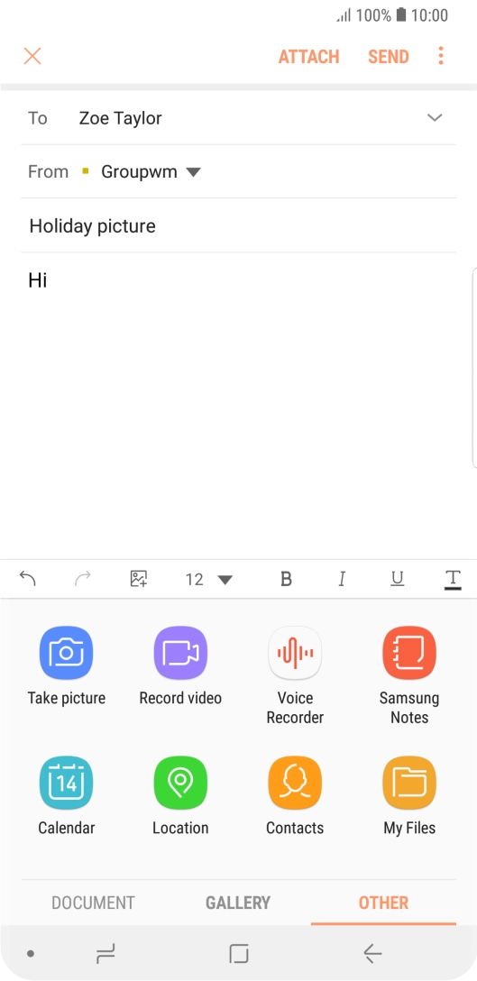 Press My Files and go to the required folder.