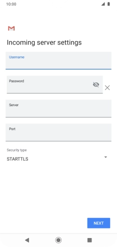 Press the field below 