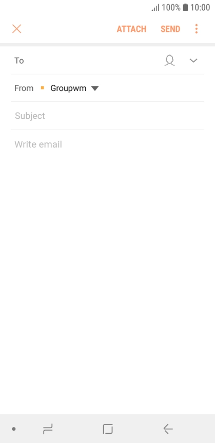 Press the field next to 