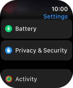 Press Privacy & Security.