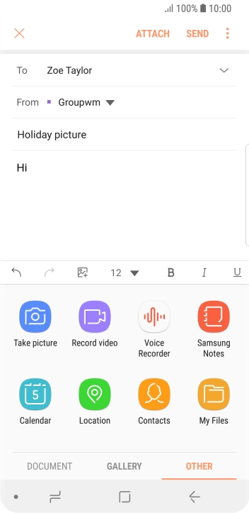 Press My Files and go to the required folder.