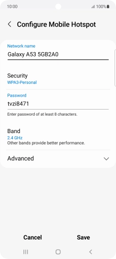 Press the field below 