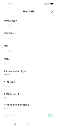 Press the field below 