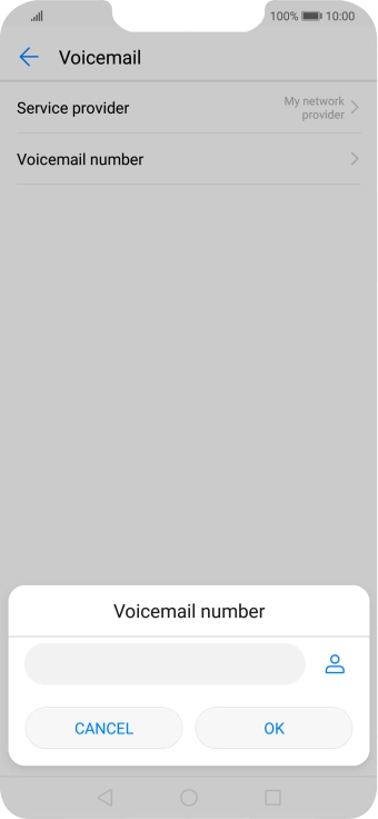 Key in +447953222222 and press OK.