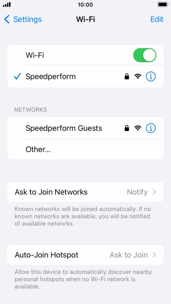 Press the Home key to return to the home screen.