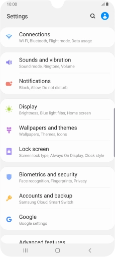 Press Biometrics and security.