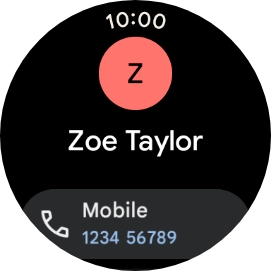 Press the required phone number.