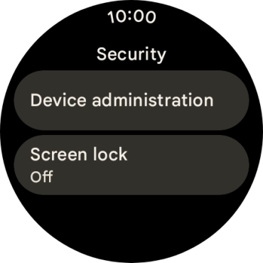 Press Screen lock.