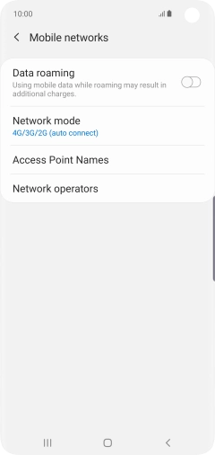 Press Access Point Names.